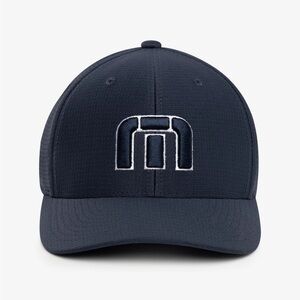 Travis Mathew L-XL FLEXFIT Navy Blue Cap with Logo